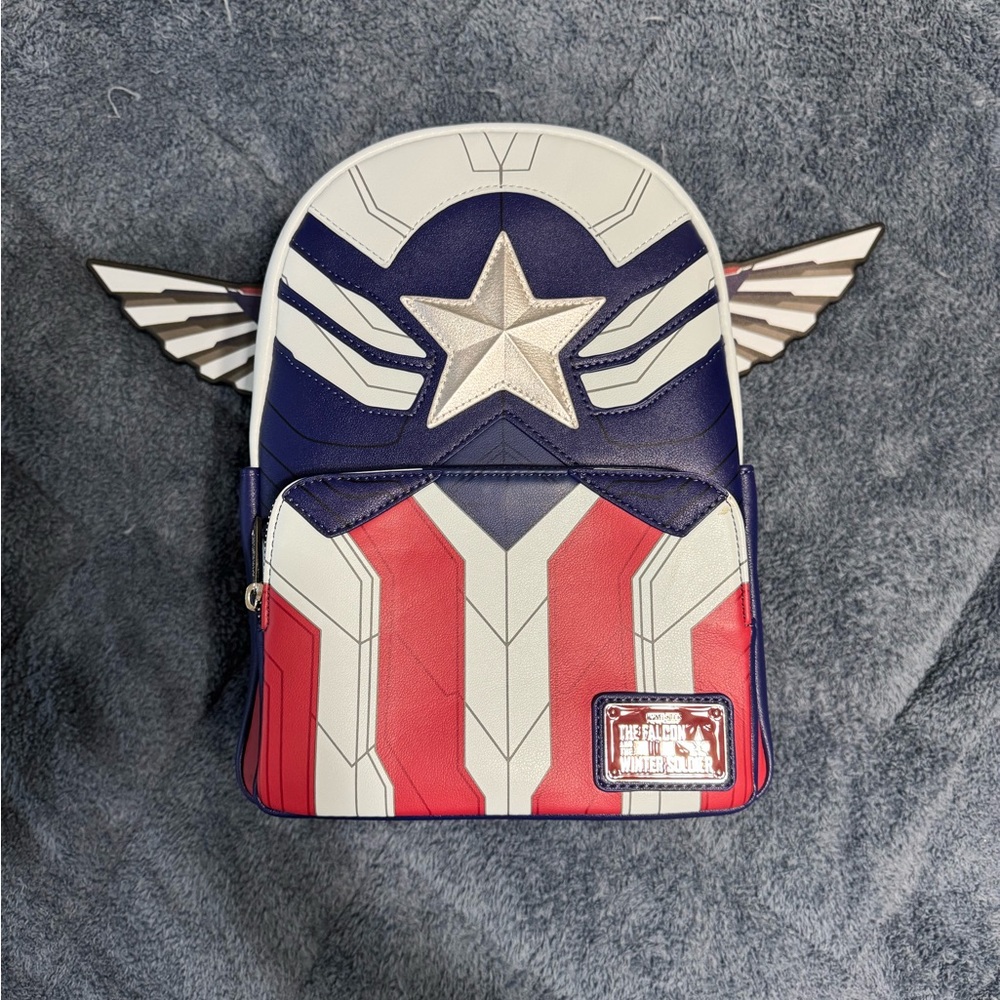 Loungefly Marvel Captain America Backpack NWOT